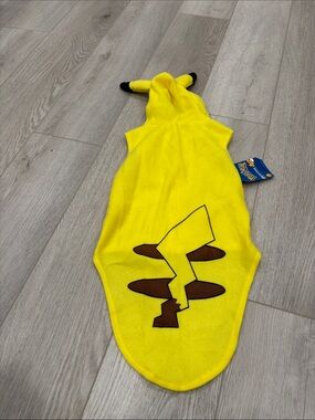 Pokemon Yellow Pikachu Lightning Bolt Dog Hoodie